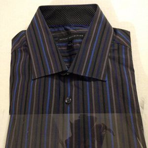 Report Collections men's striped shirt